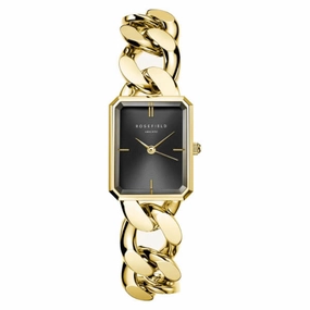 Montre Rosefield Octagon XS Studio Noir Or O57