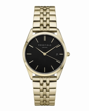 Montre Rosefield THE ACE Noir Dor ACBKG-A13