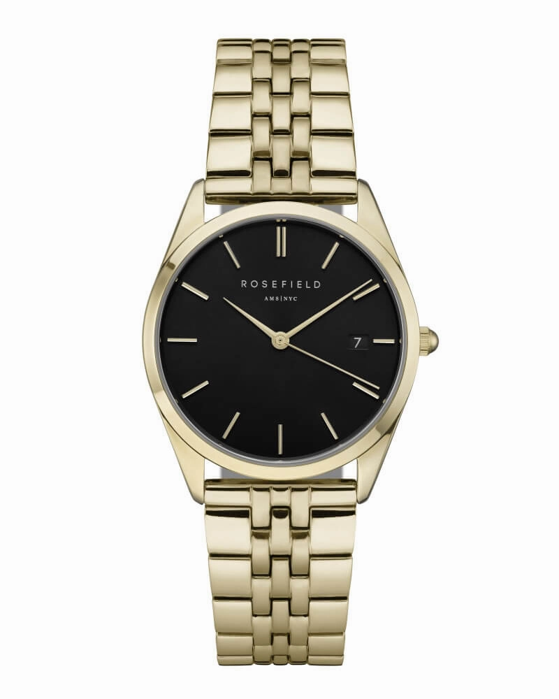 Montre Rosefield THE ACE Noir Dor ACBKG-A13