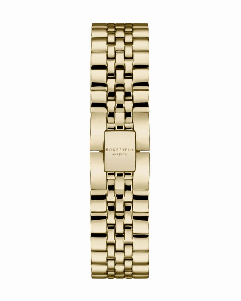 Montre Rosefield THE ACE Sunray Argent Dor ACSG-A03