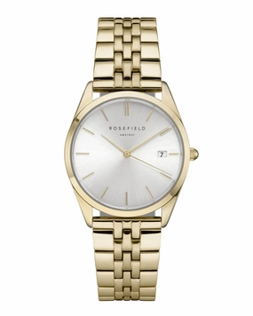 Montre Rosefield THE ACE Sunray Argent Dor ACSG-A03