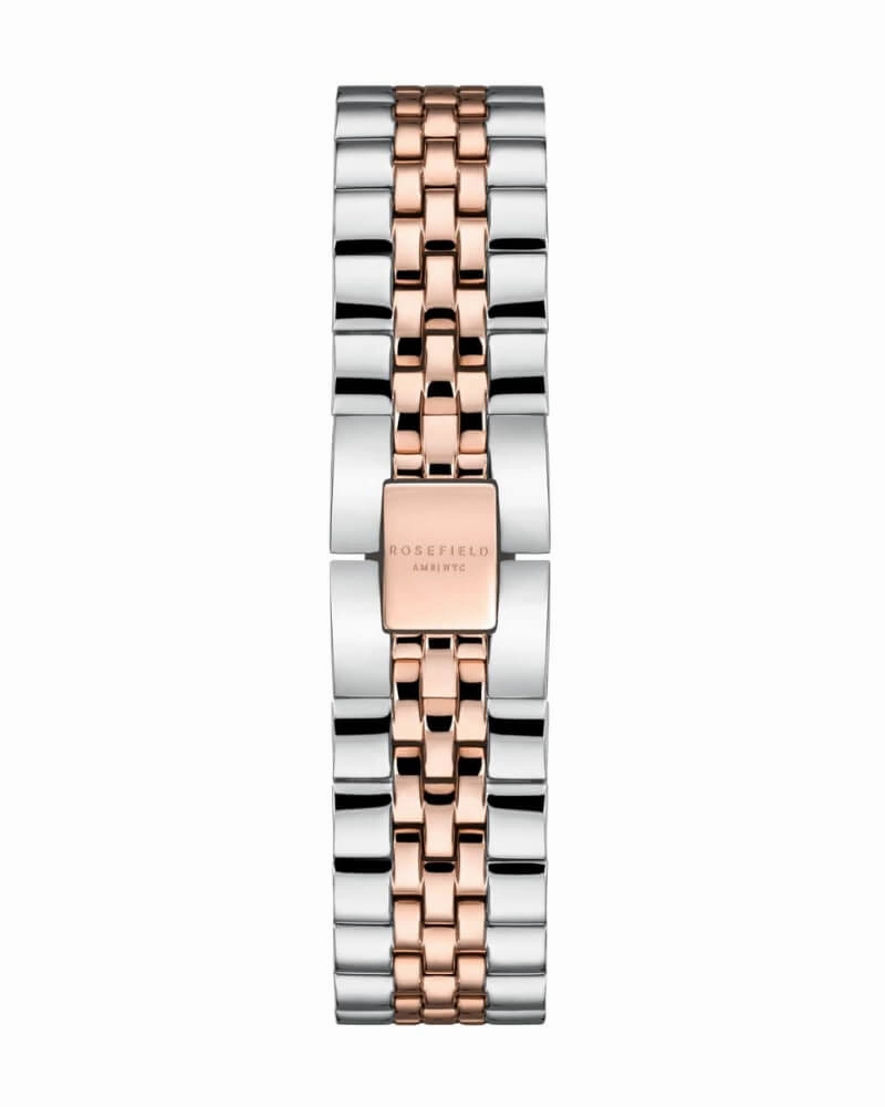 Montre Rosefield THE ACE Sunray Argent Duo Argent Dor Rose ACSRD-A06