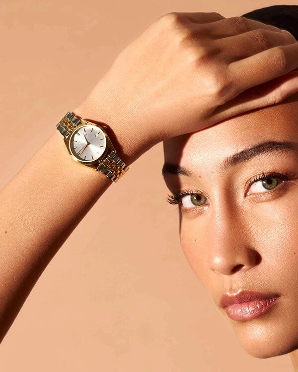 Montre Rosefield The Ace XS Silver Gold Duotone A16