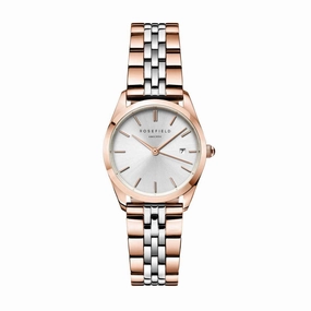 Montre Rosefield The Ace XS Silver Sunray Steel Bicolor Silver Rose A21