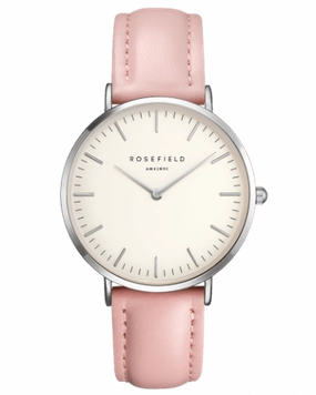 Montre Rosefield The BOWERY White Pink Silver BWPS-B8