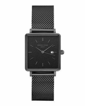 Montre Rosefield THE BOXY Noir Noir QBMB-Q04