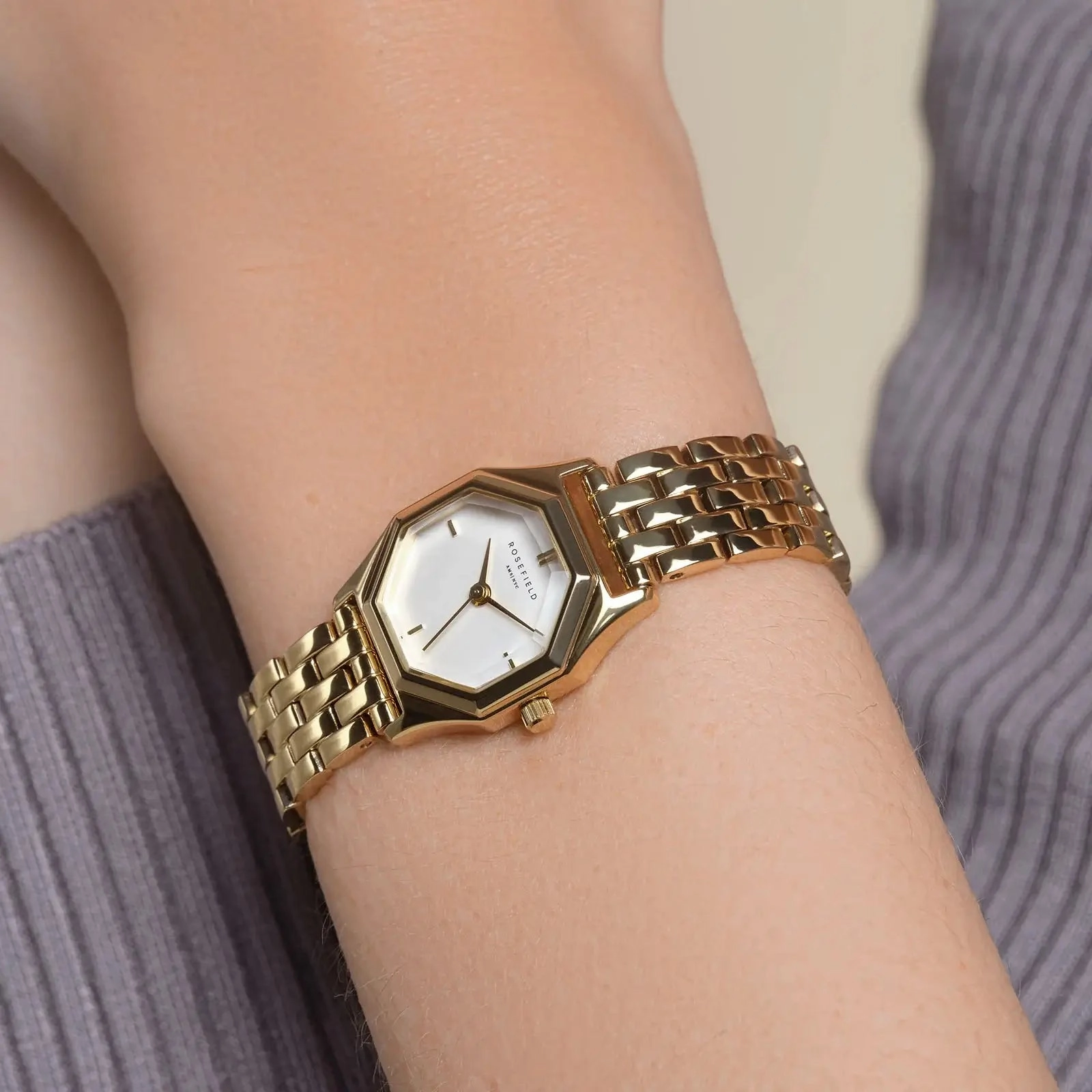 Montre Rosefield The Gemme Gold G02