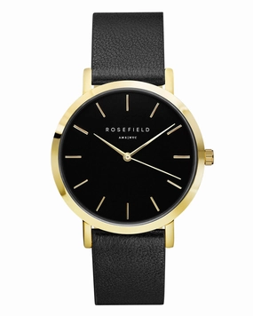 Montre Rosefield The GRAMERCY Black Black Gold GBBLG-G36