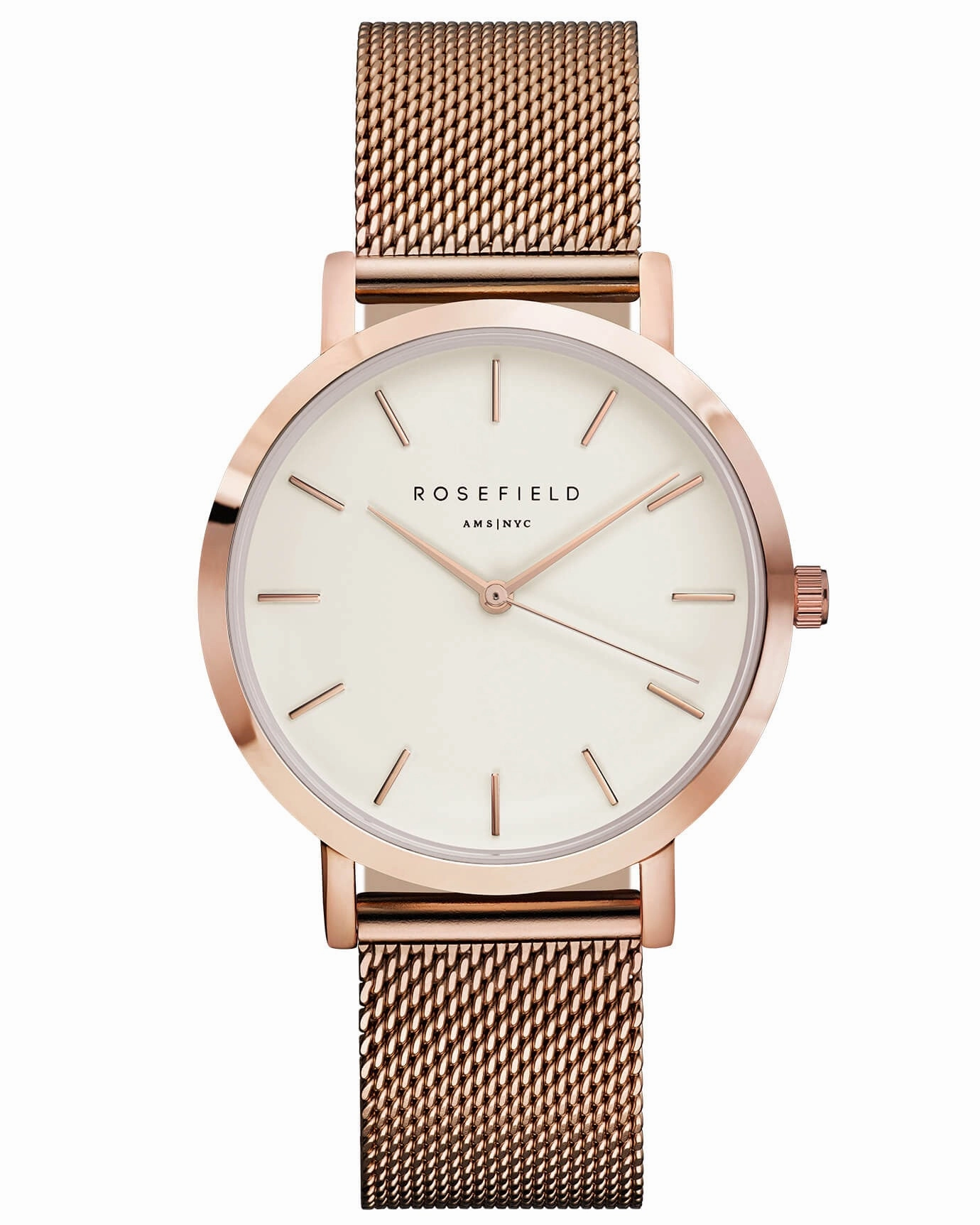 Montre Rosefield The MERCER White Rose Gold MWR-M42