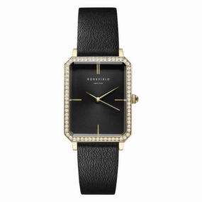 Montre Rosefield The Octagon Crystal Noir O51