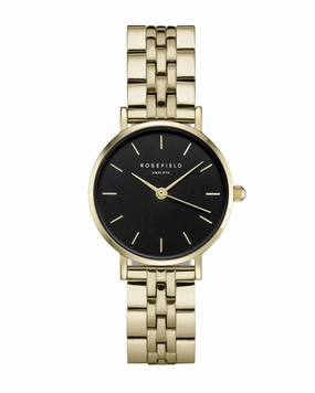 Montre Rosefield THE SMALL EDIT Black Steel Gold 268