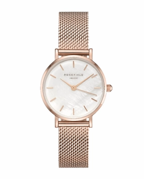 Montre Rosefield THE SMALL EDIT Blanc Or Rose 26WR-265