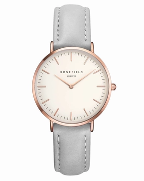 Montre Rosefield The TRIBECA White Grey Rose Gold TWGR - T57