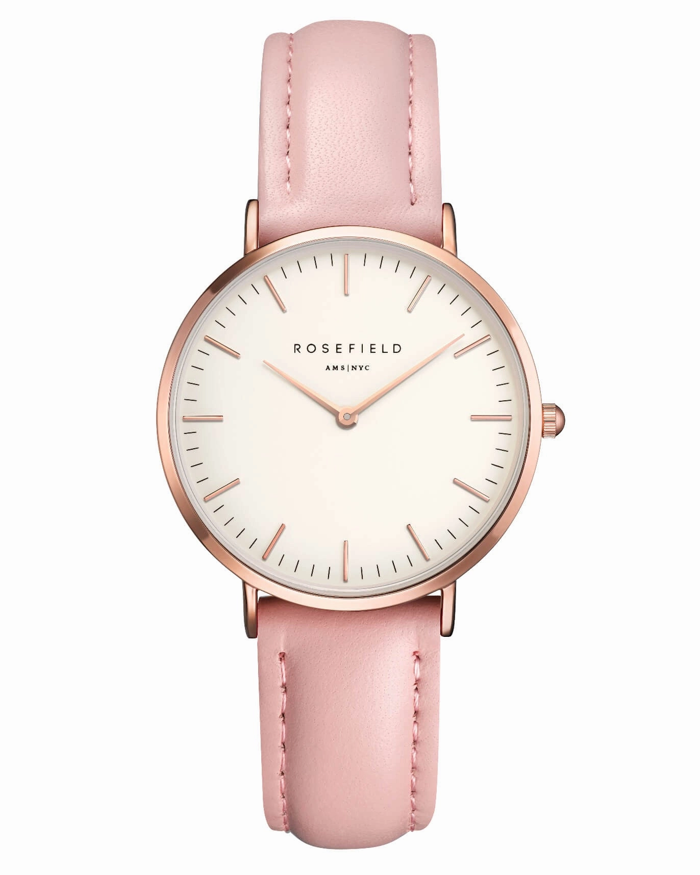 Montre Rosefield The TRIBECA White Pink Rose Gold TWPR - T58