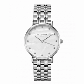 Montre Rosefield The Upper East Side Silver Crystal U32