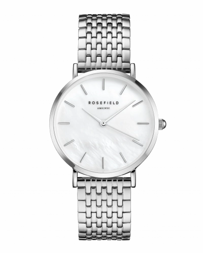 Montre Rosefield THE UPPER EAST SIDE White MOP Silver UEWS-U22