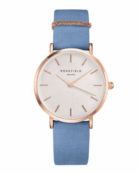 Montre Rosefield THE WEST VILLAGE Airy Blue Rosegold WAGR-W76