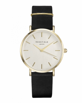 Montre Rosefield THE WEST VILLAGE Black Gold WBLG-W71