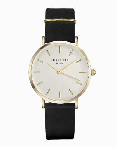 Montre Rosefield THE WEST VILLAGE Black Gold WBLG-W71