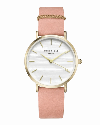 Montre Rosefield THE WEST VILLAGE Bubblegum Pink Gold WBPG-W72