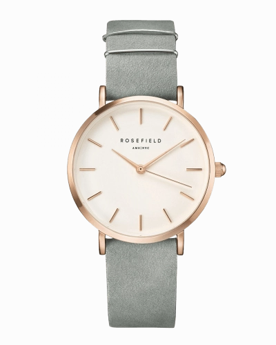 Montre Rosefield THE WEST VILLAGE Mint Grey Rosegold WMGR-W74