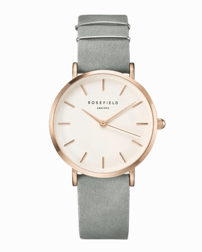 Montre Rosefield THE WEST VILLAGE Mint Grey Rosegold WMGR-W74