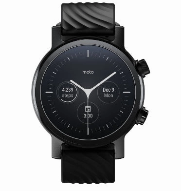MOTO 360 GEN 3 SMARTWATCH (2020) PHANTOM BLACK