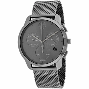 Movado Men's Watch - Bold Quartz Gunmetal Dial Stainless Steel Bracelet | 3600635