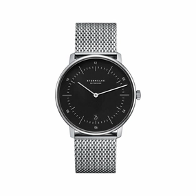 Naos Black Dial Bracelet