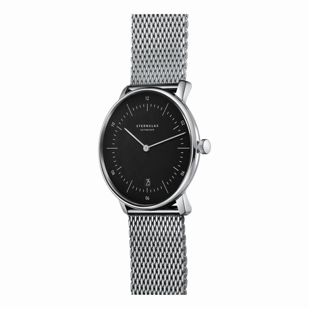 Naos Black Dial Bracelet