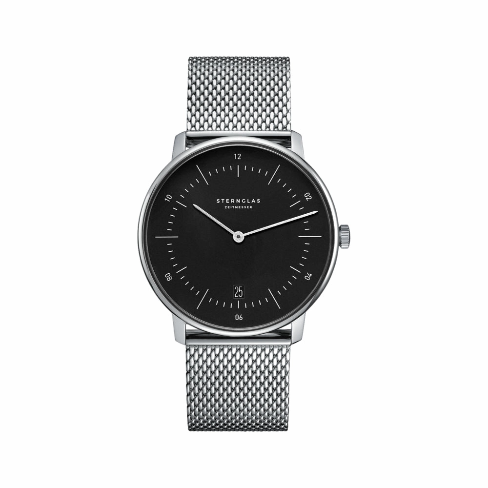 Naos Black Dial Bracelet