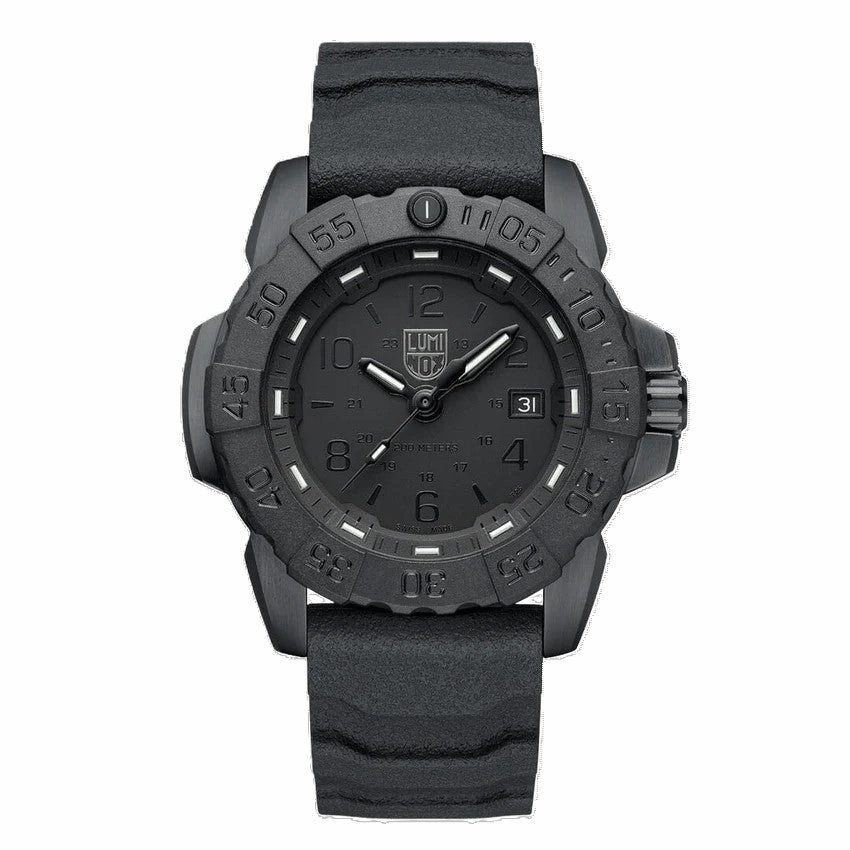Navy SEAL Rubber, Steel, CARBONOX (RSC) Military Watch, 45 mm