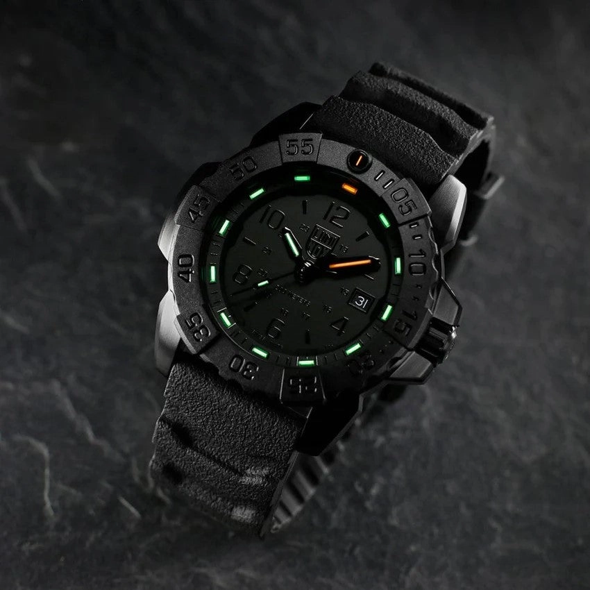 Navy SEAL Rubber, Steel, CARBONOX (RSC) Military Watch, 45 mm