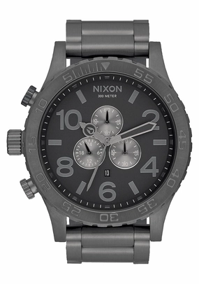 Nixon 51-30 Chrono All Gunmetal Mens Watch A083-632-00