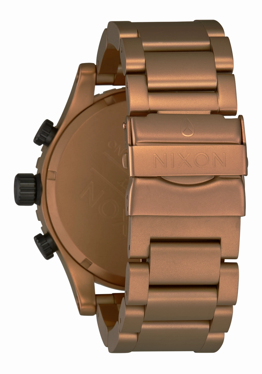 Nixon 51-30 Chrono Stainless Steel Black Dial Mens Watch A083-5145-00