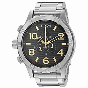 Nixon Men's Quartz Watch - 51-30 Chrono Black Dial Bracelet | A0832730