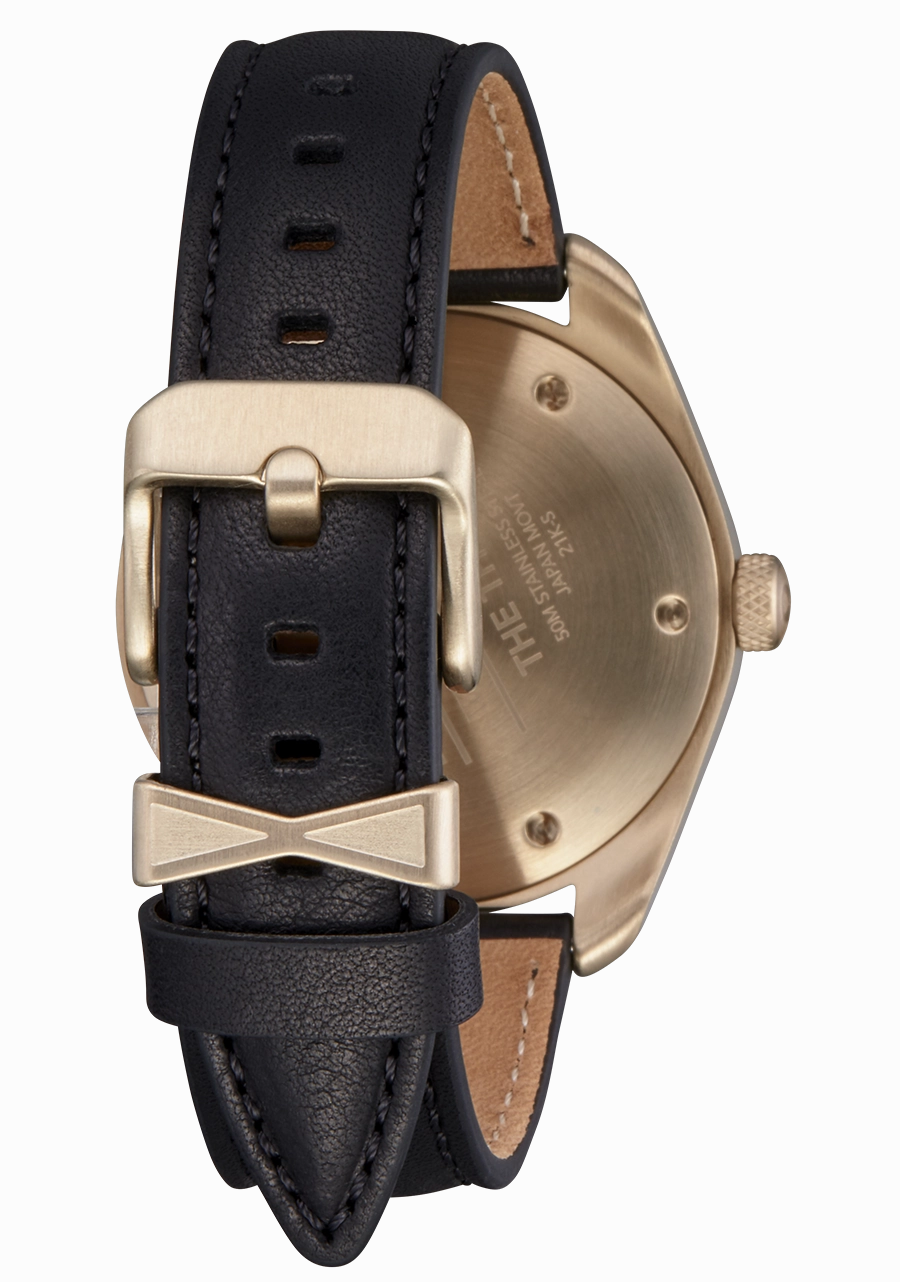 Nixon Thalia Leather Gold Dial Womens Watch A1343-2498-00