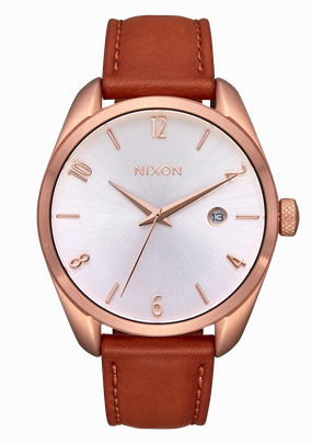 Nixon Thalia Leather White Dial Womens Watch A1343-1045-00