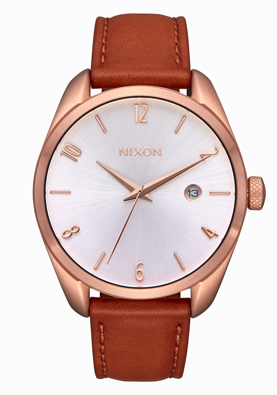 Nixon Thalia Leather White Dial Womens Watch A1343-1045-00