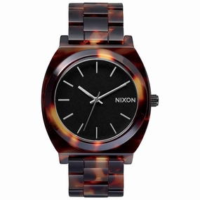 Nixon Time Teller Acetate Watch - Tortoise