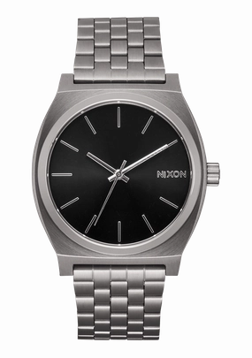 Nixon Time Teller Stainless Steel Black Dial Mens Watch A045-5084-00