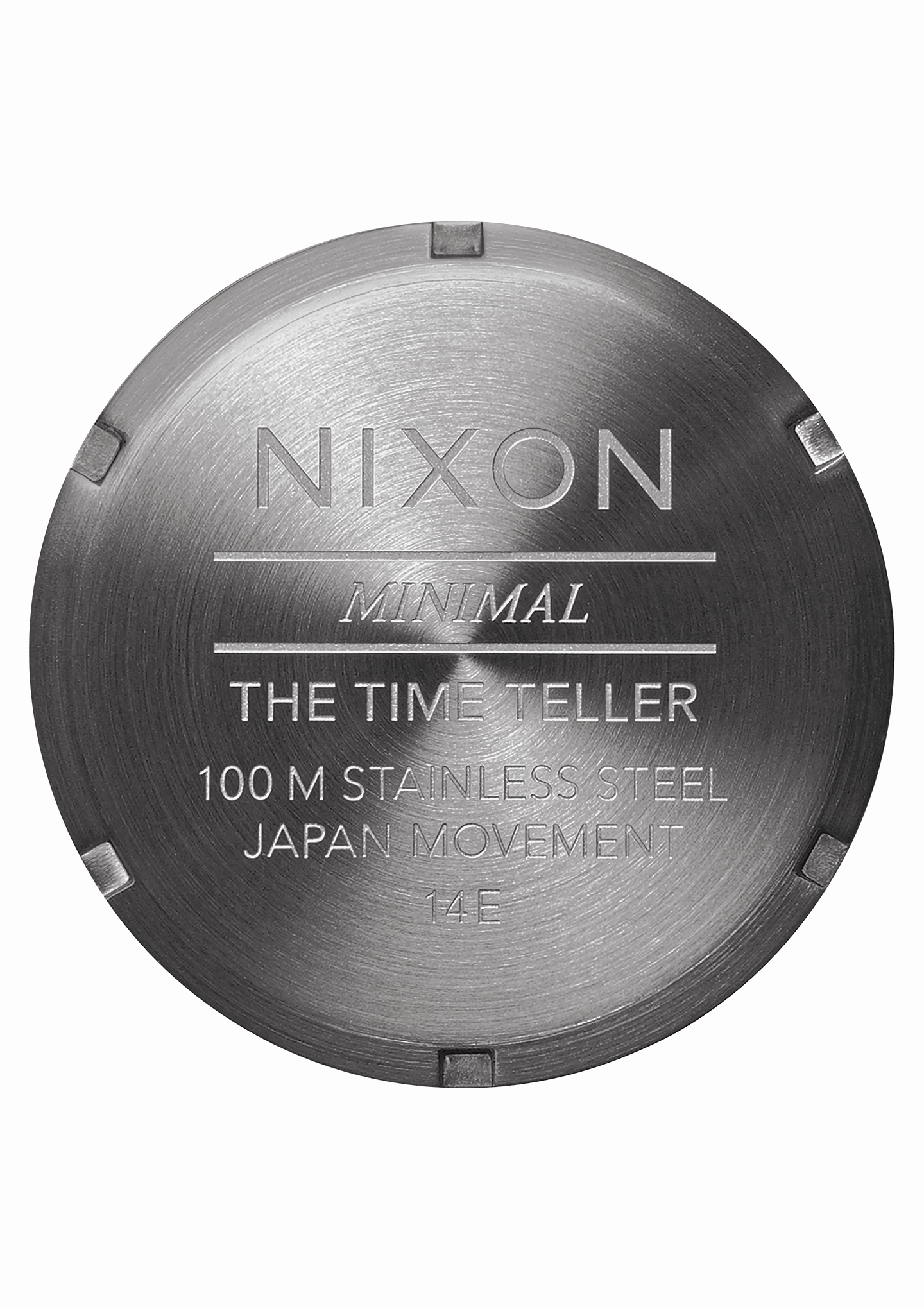 Nixon Time Teller Stainless Steel Black Dial Mens Watch A045-5084-00