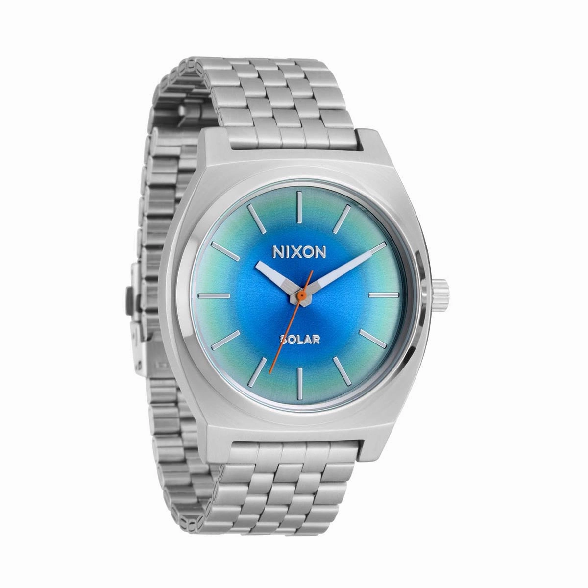 Nixon Time Teller Watch - Silver/Rainbow