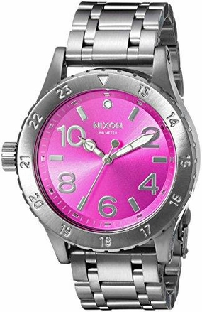 Nixon Women's Lefty Watch - Women's 38-20 Pink Dial Steel Bracelet | A4102096