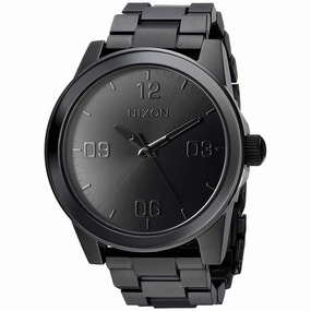 Nixon Women's Quartz Watch - G.I. SS Black Stainless Steel Bracelet | A919001