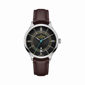 No.274 Automatic Steel, black and brown