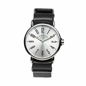 No.88 Steel and Black Leather