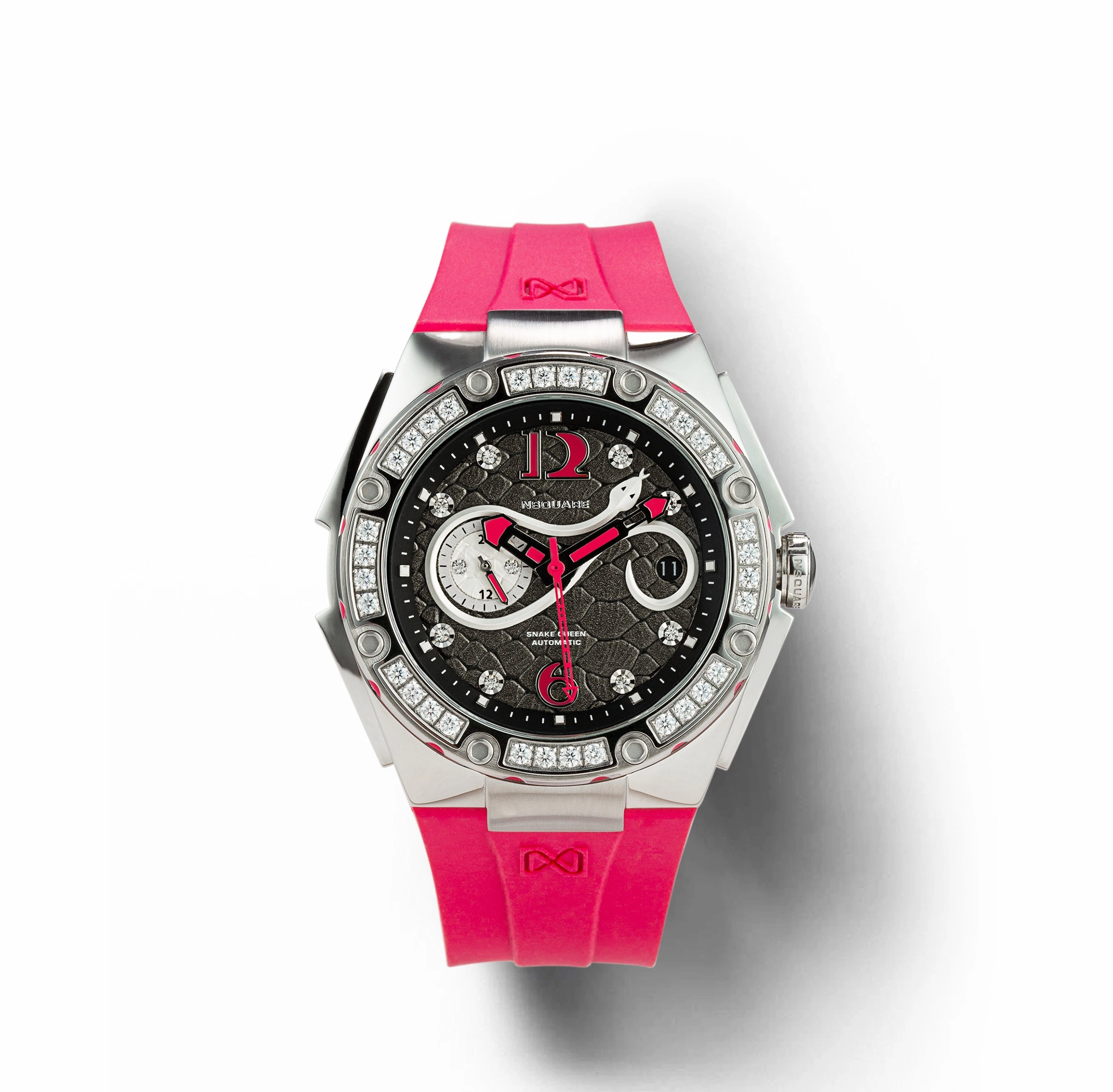 NSQUARE SnakeQueen39mm Automatic Watch- N48.5 Cherry Red