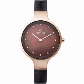 Obaku Women's Classic Brown Dial Watch