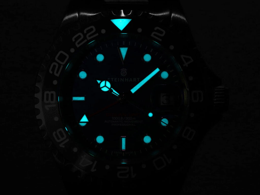 Ocean One GMT Blue/Grey Ceramic